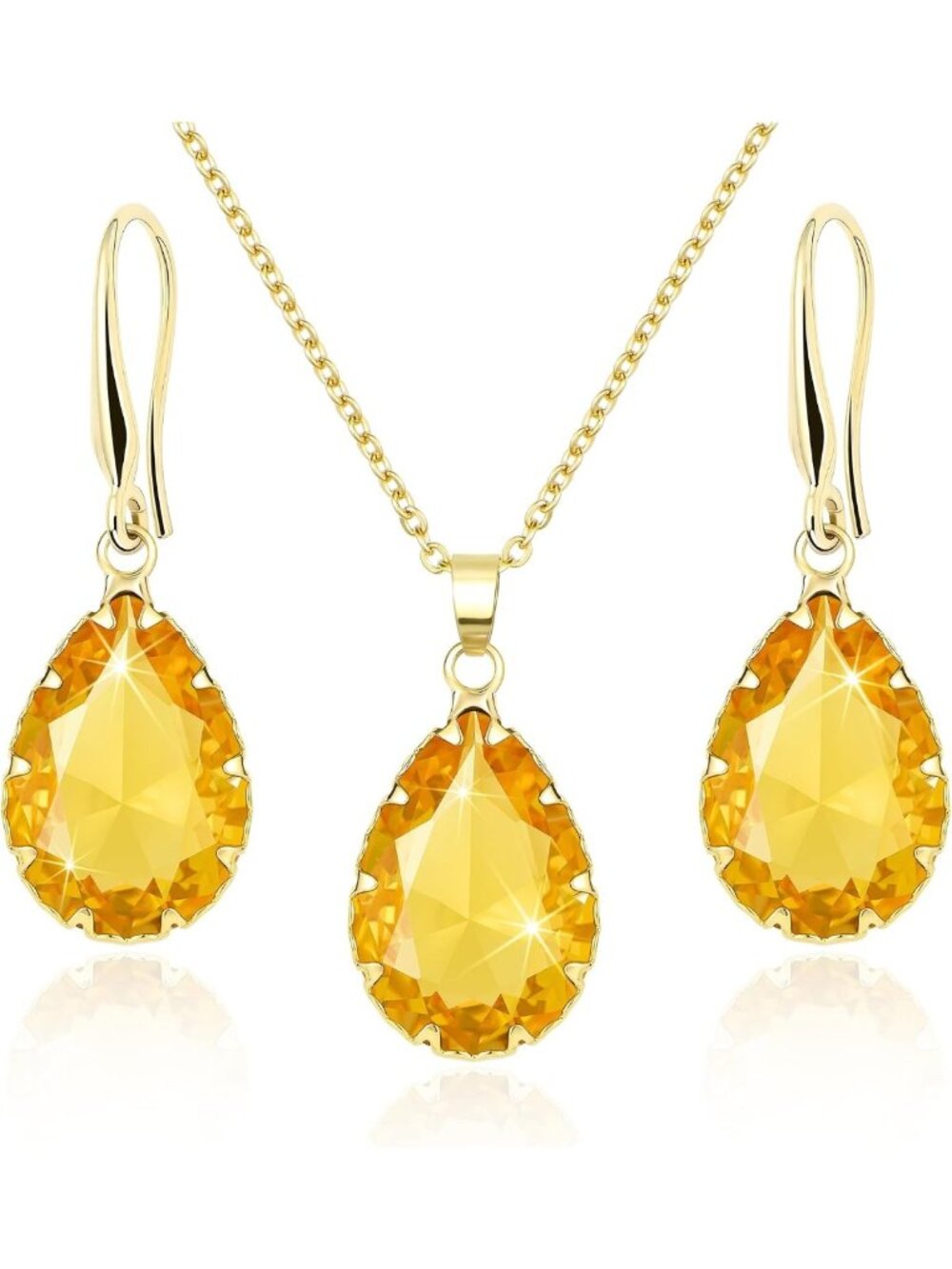 Trendy Crystal Costume Jewelry Set for Women - Elegant Accessories for Any